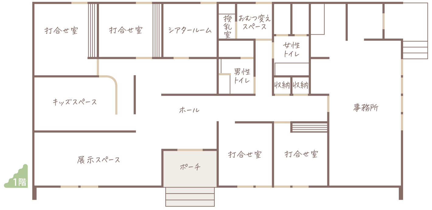 間取り図：1F・2F（SP）