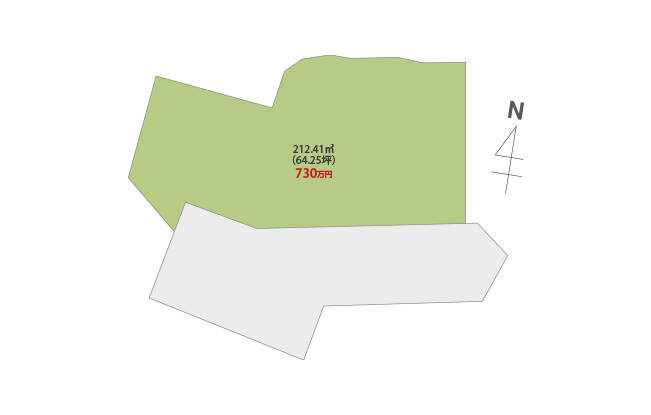 図:甲府市山宮町 全1区画