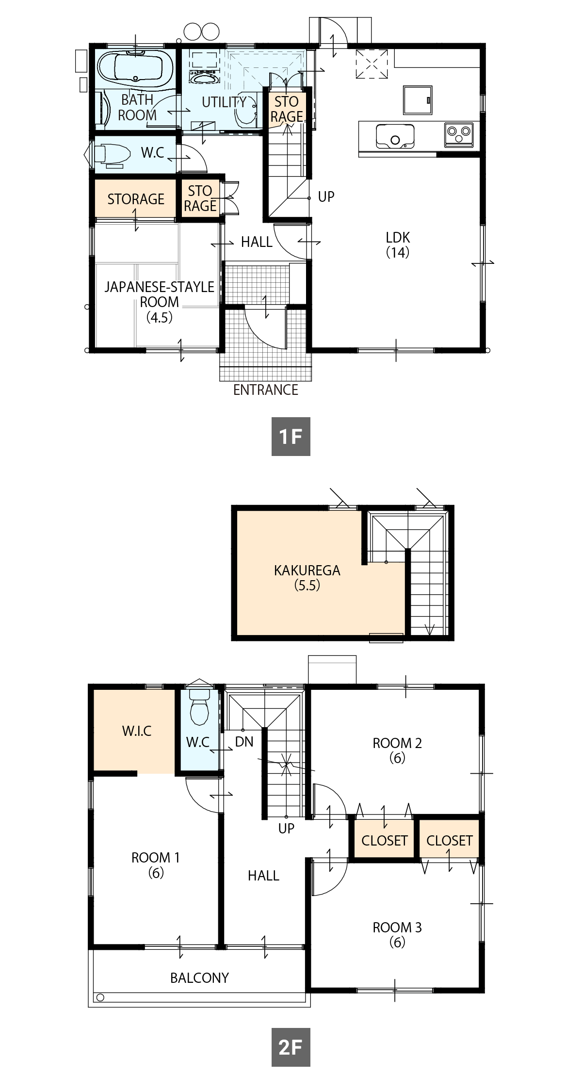 間取り図（SP）：30.31坪 2階建て4LDK