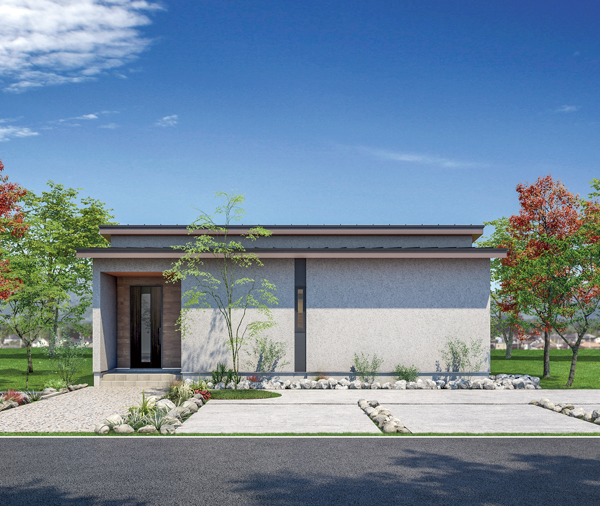 外観：28.06坪 平屋3LDK