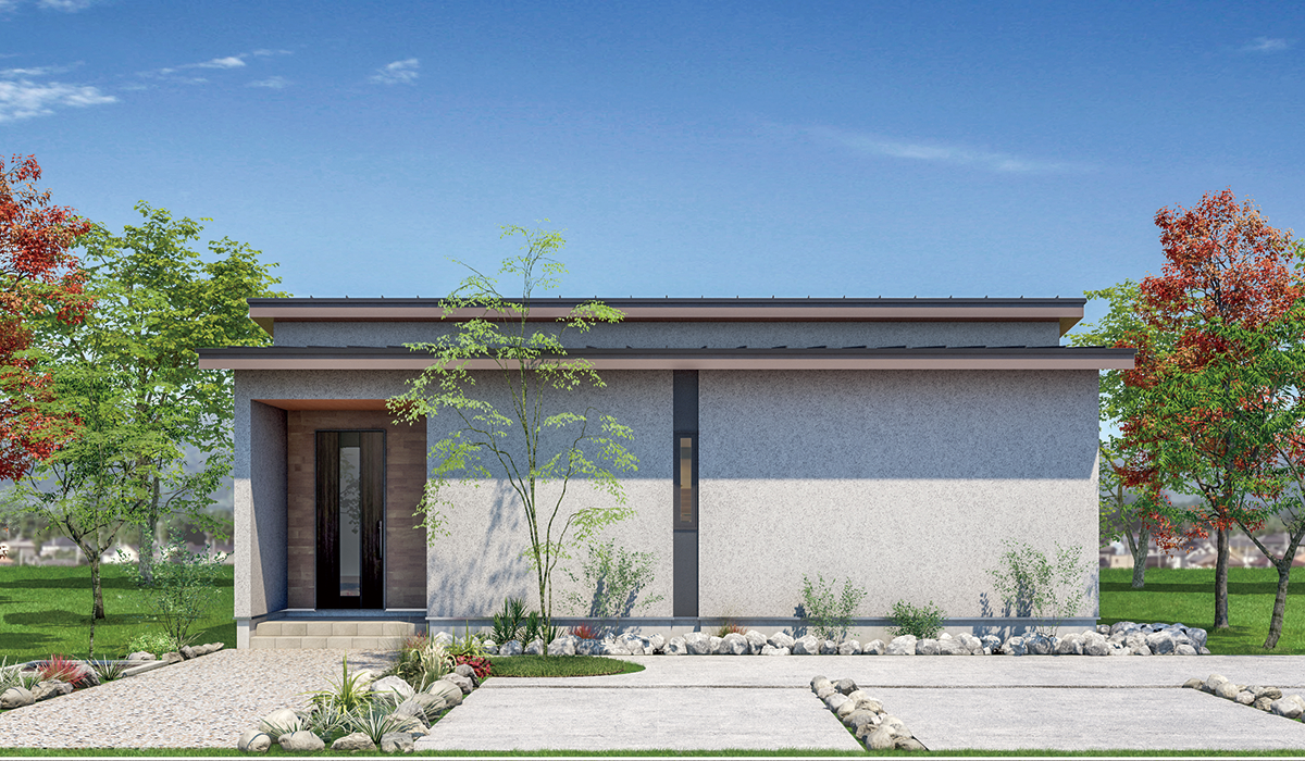 外観：28.06坪 平屋3LDK