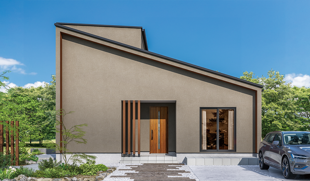 外観：27.43坪 1.5階建て3LDK